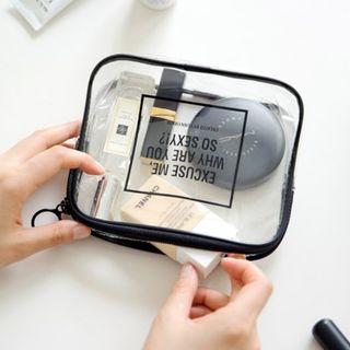 Lettering Makeup Pouch