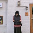 Stand-collar Snap-button Puffer Vest