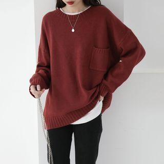 Plain Sweater / Long-sleeve T-shirt