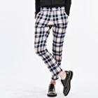 Check Cropped Pants