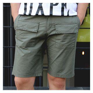 Cargo-pocket Front Shorts