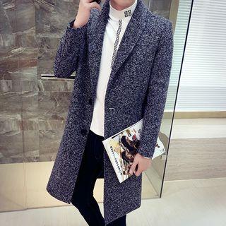 Shawl Collar Single-breasted Coat