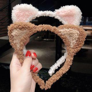 Shearling Cat Ear Headband