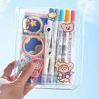 Transparent Pvc Pouch 1 Pc - Transparent - One Size