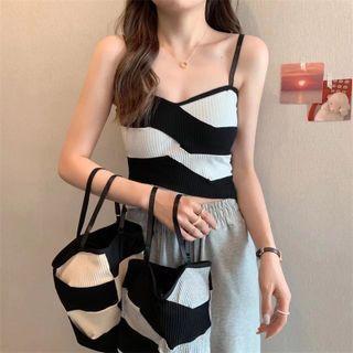 Padded Panel Camisole Top
