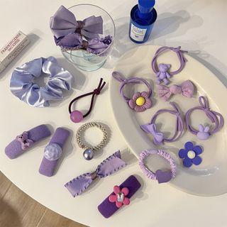 Fabric / Resin Hair Tie / Hair Clip / Scrunchie (various Designs)