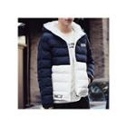 Matching Couple Color-block Padded Jacket