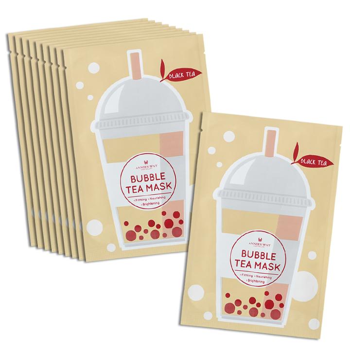 Annies Way - Bubble Tea Mask (black Tea) 10 Pcs