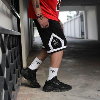 Number Print Sports Shorts