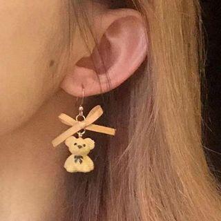 Resin Bear Dangle Earring