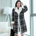Furry Tweed Coat