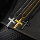 Lettering Cross Pendant / Necklace / Set