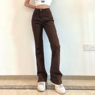 High Waist Bootcut Pants