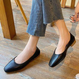 Plain Low-heel Pumps
