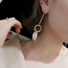 Non-matching Scallop Drop Earrings / Ear Cuffs