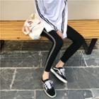 Lettering Trim Leggings