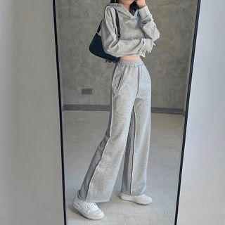 Frayed Loose-fit Sweatpants - 2 Colors