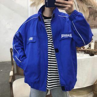 Loose-fit Stand-collar Jacket