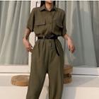 Short-sleeve Playsuits