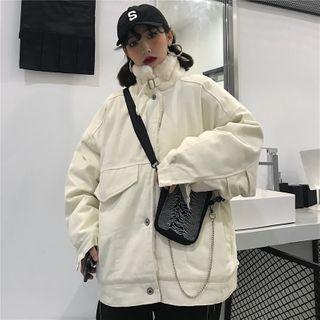 Fleece-lined Cargo Coat