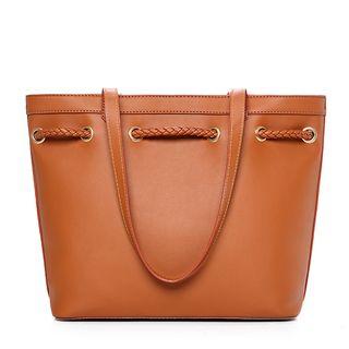 Tasseled Faux Suede Tote