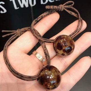 Resin Bead Hair Tie As Shown In Figure - One Size