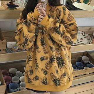 Pineapple-pattern Sweatshirt