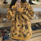 Pineapple-pattern Sweatshirt