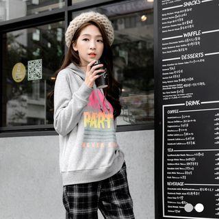 Fleecy Drawstring Hoodie
