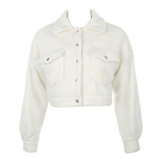 Fleeced Buttoned Jacket