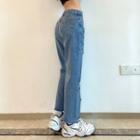 Butterfly Patch Straight Leg Jeans