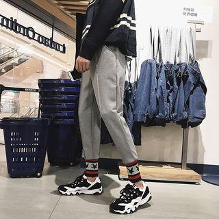Star Patterned Hem Sweatpants