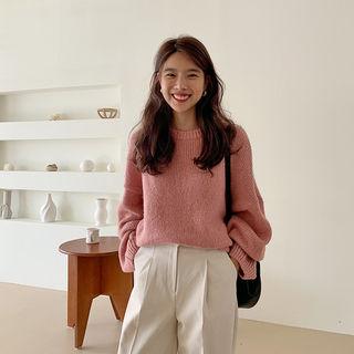 Ribbed Alpaca Blend Sweater