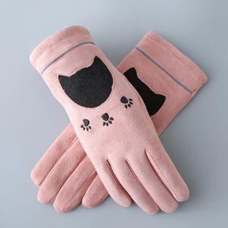 Cat Paw Fleece-lined Mittens