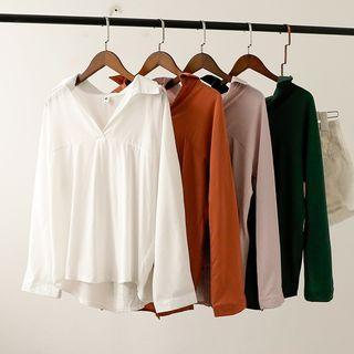Open Placket Blouse