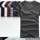 Plain Round-neck T-shirt