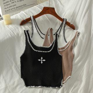 Star Embroidered Tank Top
