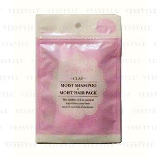 Laggie - Moist Shampoo & Hair Pack Trial Set 10ml X 3
