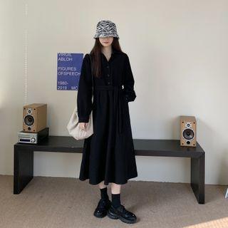 Vintage Slim-fit Dress