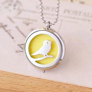 Bird Aromatherapy Locket Necklace