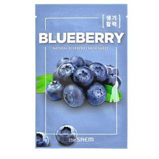 The Saem - Natural Mask Sheet - 20 Types #12 Blueberry