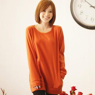 Brushed-fleece Pullover