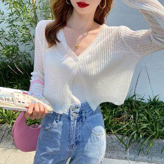 One-button Light Cardigan In 6 Colors