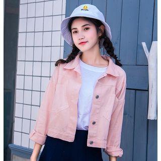 Tie Back Denim Jacket