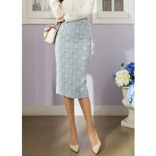 Textured Midi Skirt