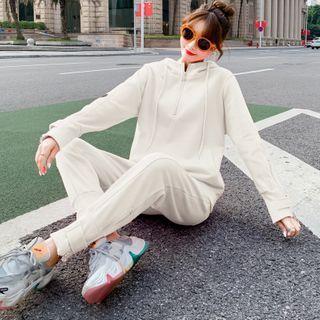 Set: Half-zip Hoodie + Pants