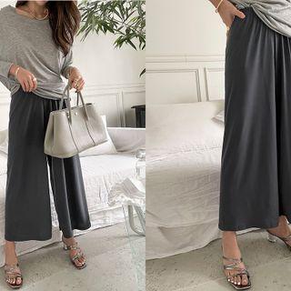 Band-waist Soft-touch Culottes