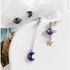 Asymmetric Moon-and-planet Earring / Clip-on Earring (various Designs)