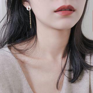 Shell Drop 925 Sterling Silver Earring