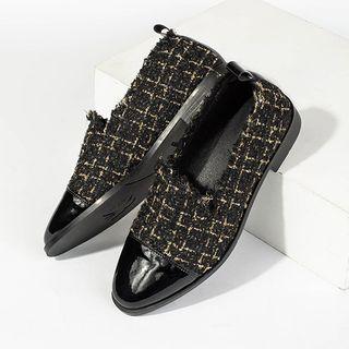 Cap-toe Tweed Shoes